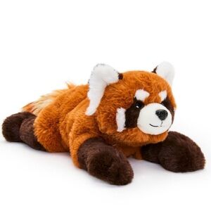 The Red Panda NWT FOA Schwarz Adopt a Pet Plush 12 Inches Lays Down